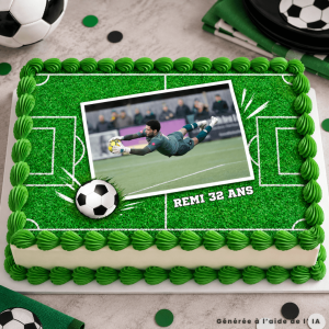 Hoja de azúcar de fútbol para personalizar A4