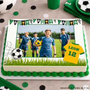 Foto comestible copa de fútbol A4