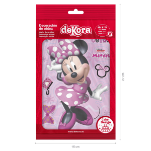 Silueta de pastel de Minnie precortada