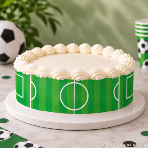 Esquema del pastel de fútbol -