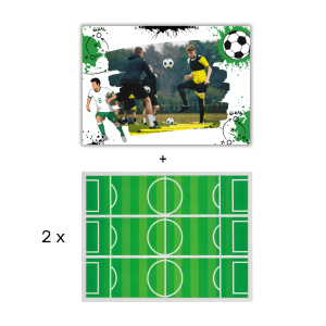 Kit de fotos de fútbol comestible