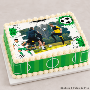 Kit de decoración de tartas con temática de fútbol personalizado