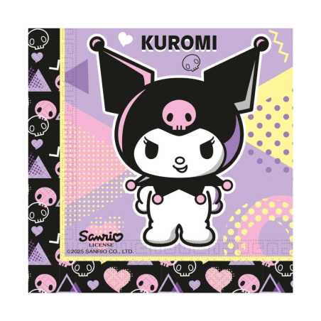Servilletas de papel Hello Kitty Kuromi x20