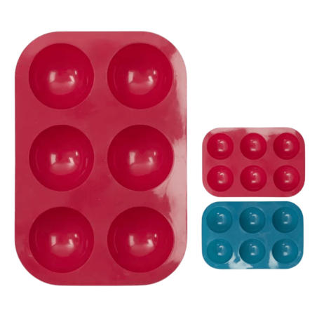 Moule 6 demi-sphères silicone Ø 5cm