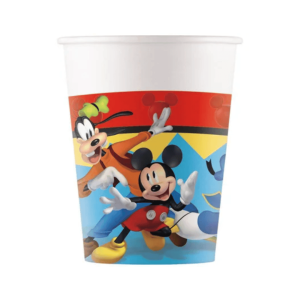Vaso de cartón de cumpleaños de Mickey Mouse, 20 cl