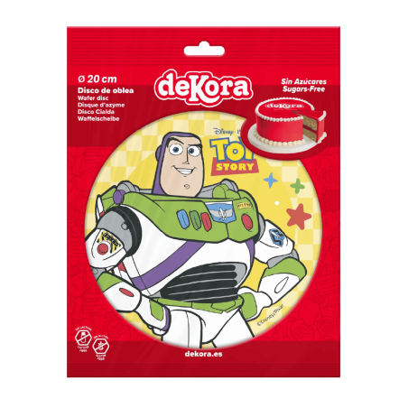 Disco decorativo comestible de Buzz Lightyear de Toy Story