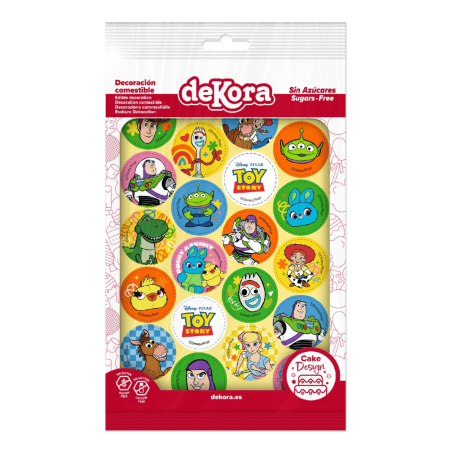 20 discos de oblea para tarta de Toy Story - Dekora
