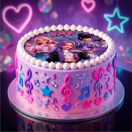 decoración de pasteles decoración kpop