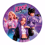 Disco de oblea K-pop Kandy Stars de 20 cm - Dekora