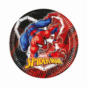 Platos de cumpleaños de Spiderman, 19,5 cm