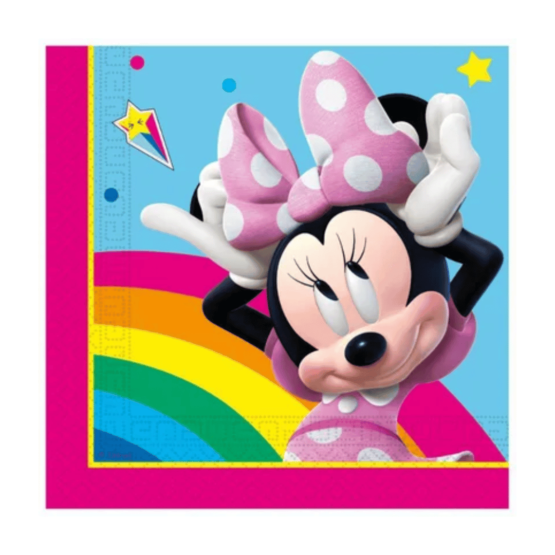 Servilletas de papel de Minnie Mouse (20 unidades)