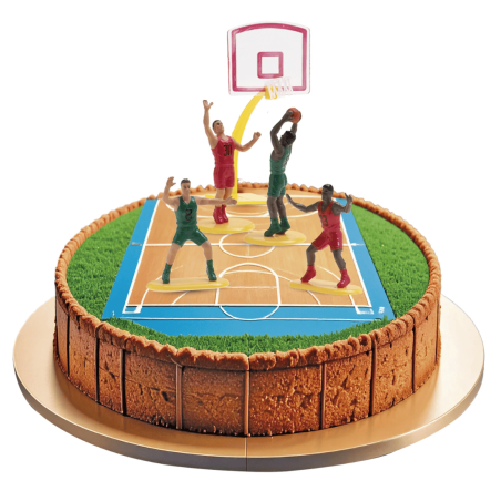 decoraciones para tartas de baloncesto