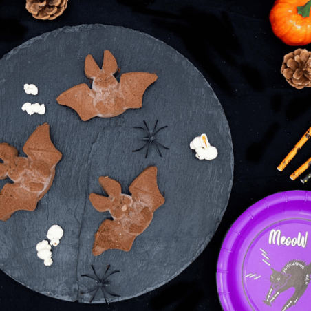 Mini tarta de murciélago de Halloween - Cécoa Paris