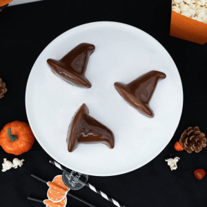 Molde para pastel de Halloween con forma de sombrero de bruja