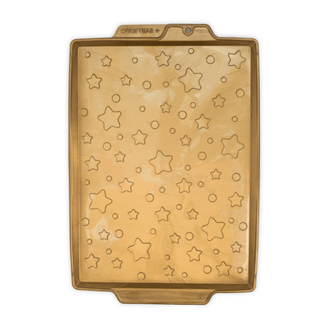 Bandeja de silicona para bizcocho con estrellas navideñas - Cécoa Paris