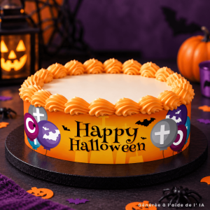 Contornos de pastel de azúcar de Halloween