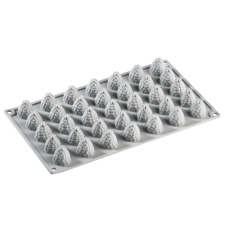 Molde de silicona con efecto trampantojo de frutos del bosque - 35 cavidades