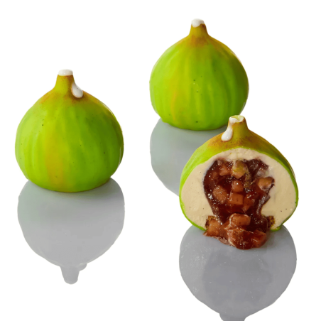 Postres individuales trompe l'oeil de higos - Pavoni Italia