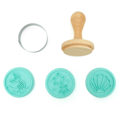 Kit de sellos para galletas de sirena - Cecoa Paris