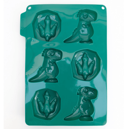 Molde para pastel de dinosaurio x6