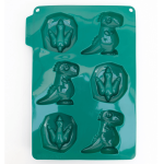 Molde para pastel de dinosaurio x6