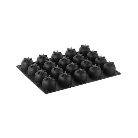 Molde de silicona 3D con forma de mandarina