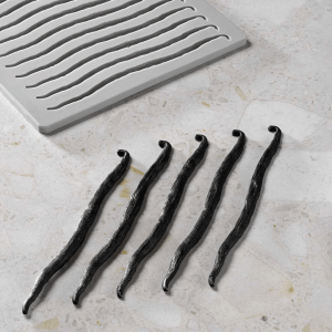 Molde de vainilla con efecto trampantojo para 10 pasteles individuales.