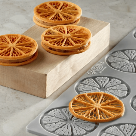Rodajas de limón con efecto trampantojo para decorar pasteles