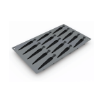 molde de silicona trompe oeil carotte de Pavoni Italia
