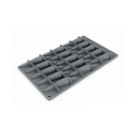 Molde de silicona para 20 pasteles de zanahoria con efecto trampantojo.