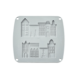 Molde de silicona para pueblo navideño