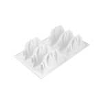 Molde Silikomart Dolomiti para 6 troncos navideños