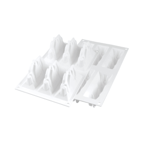 Molde para mini troncos Silikomart Dolomiti - 6 cavidades
