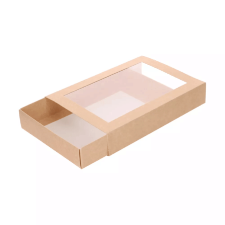 Caja de papel kraft para galletas y pasteles Funcakes x10