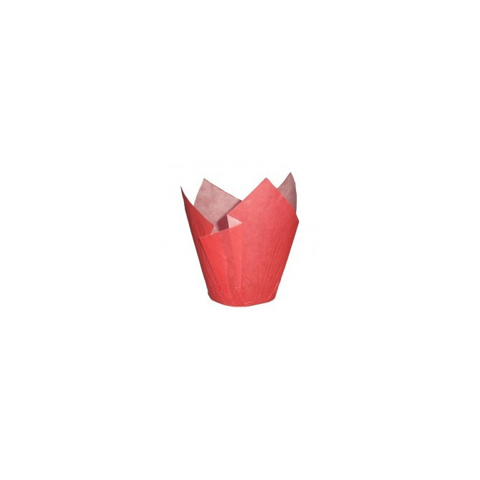 24-fundas-para-muffins-de-tulipán-rojo