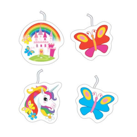 velas de unicornio