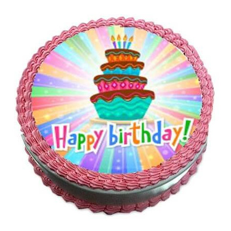 Disco-pastel-feliz-cumpleaños