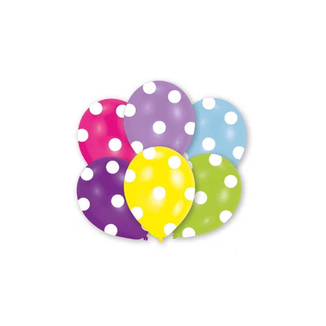 6-Globos-de-latex-multicolores-con-lunares