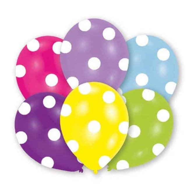 6-Globos-de-latex-multicolores-con-lunares