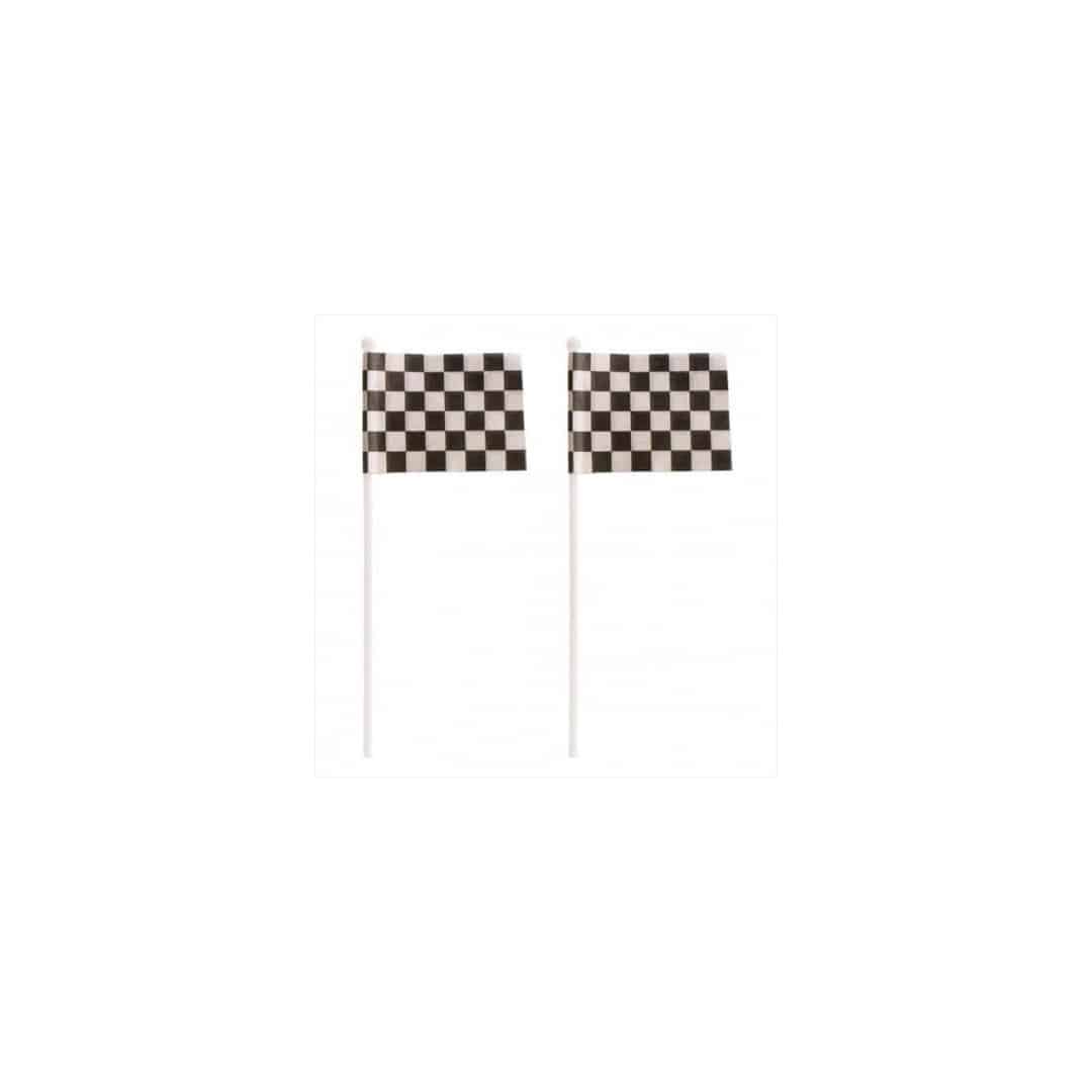 6-banderas-de-carreras-en-púas-para-decorar-pastel-de-automóvil