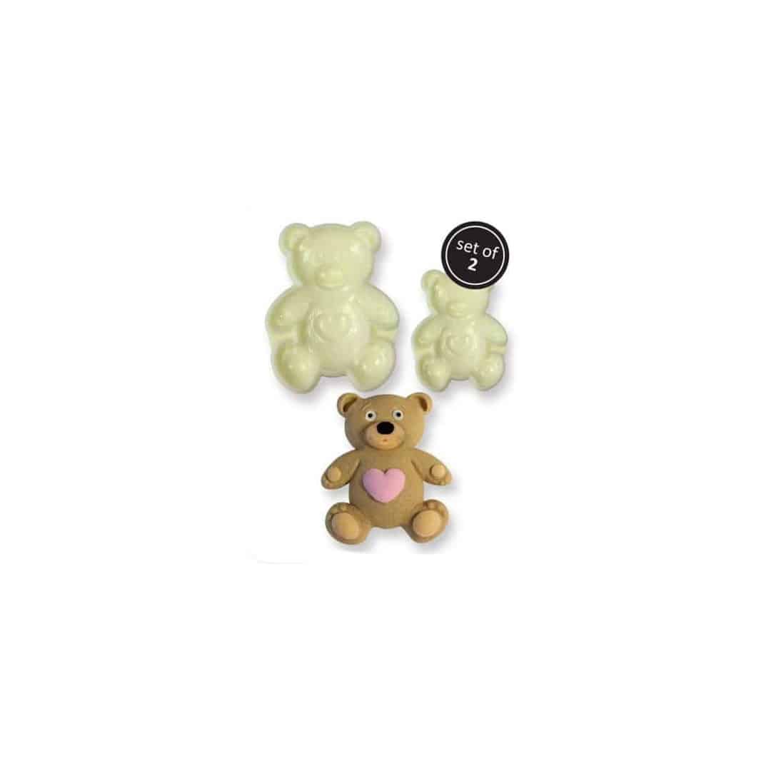 2 cortadores de galletas de oso