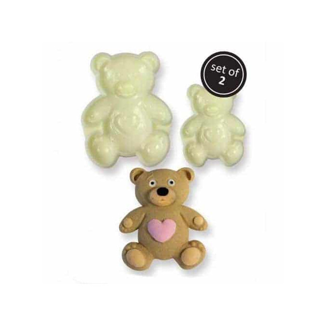 2 cortadores de galletas de oso