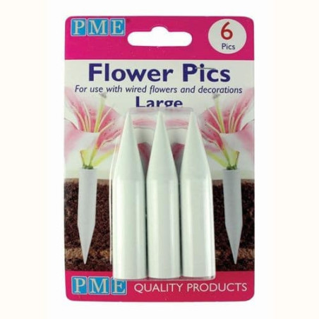 6-conos-de-pvc-para-diseño-de-pastel-de-flores