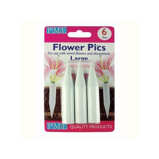 6-conos-de-pvc-para-diseño-de-pastel-de-flores