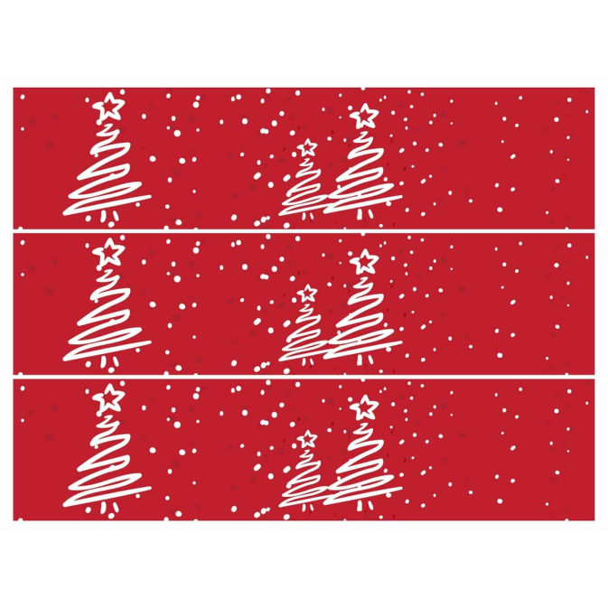 Contorno-de-pastel-de-azúcar-comestible-navideño