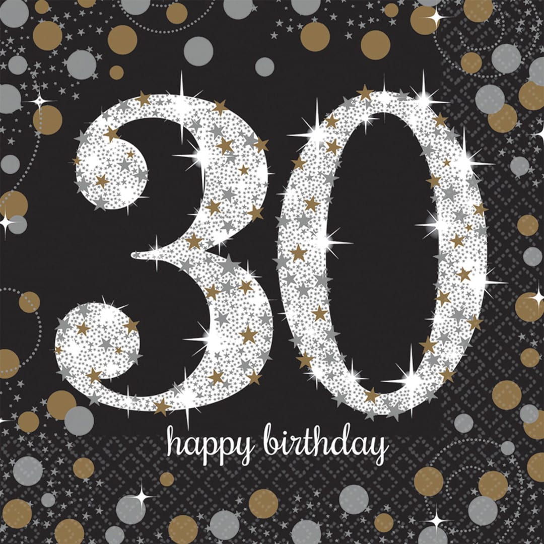16-servilletas-cumpleaños-30-años