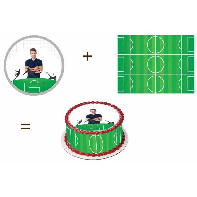 Kit para decorar tartas de fútbol