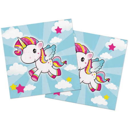 20-servilletas-cumpleaños-unicornio-bebe