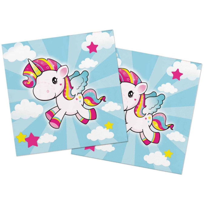 20-servilletas-cumpleaños-unicornio-bebe