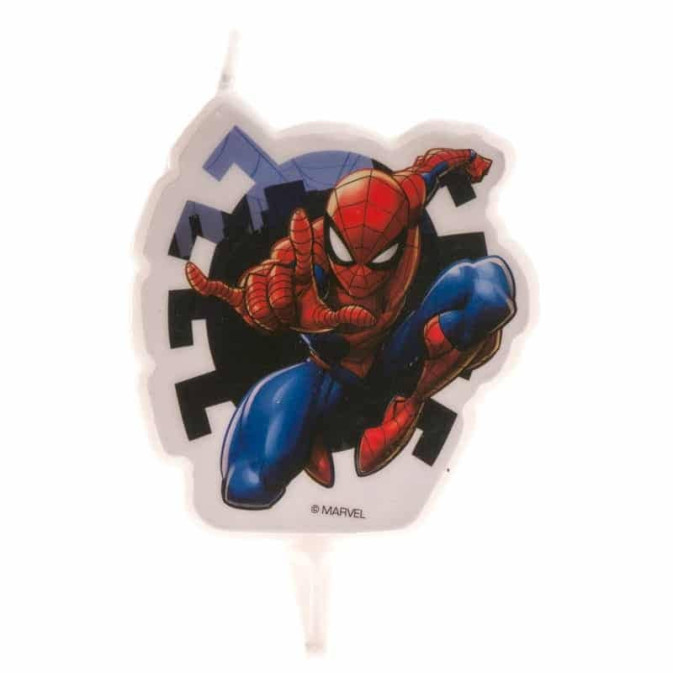 vela-cumpleaños-spiderman-